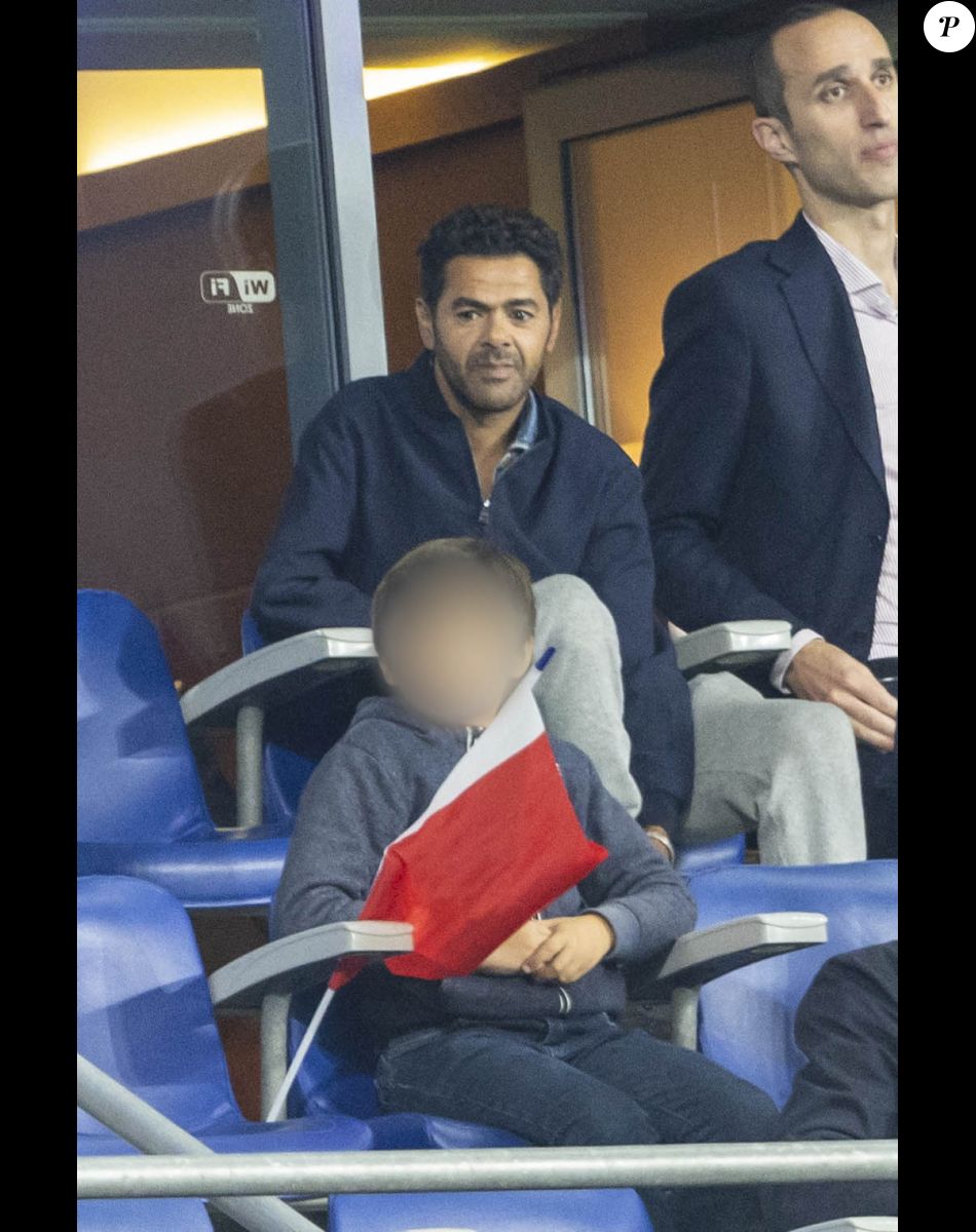 Jamel Debbouze - People dans les tribunes lors du match de la 5ème et avant-dernière journée de Ligue des nations entre la France et l'Autriche (2-0) au Stade de France à Saint-Denis le 22 septembre 2022.