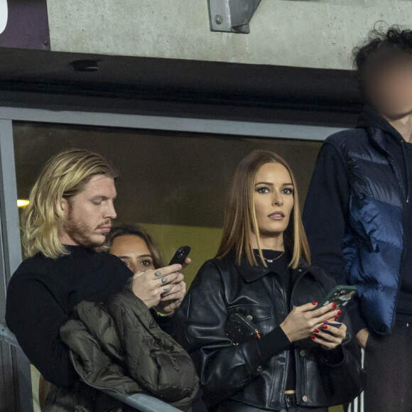 Maëva Coucke (Miss France 2018) - People dans les tribunes lors du match de la 5ème et avant-dernière journée de Ligue des nations entre la France et l'Autriche (2-0) au Stade de France à Saint-Denis le 22 septembre 2022.