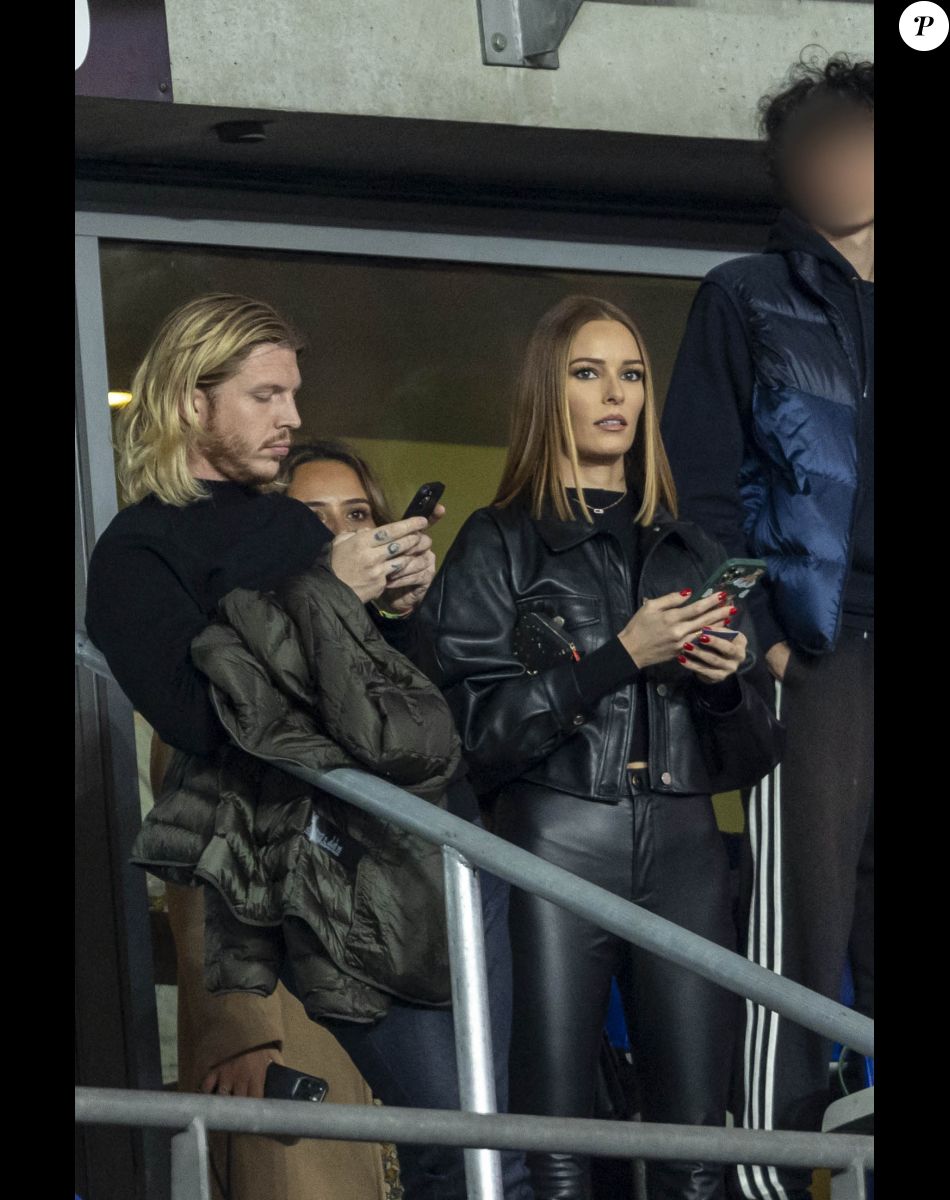 Maëva Coucke (Miss France 2018) - People dans les tribunes lors du match de la 5ème et avant-dernière journée de Ligue des nations entre la France et l'Autriche (2-0) au Stade de France à Saint-Denis le 22 septembre 2022.