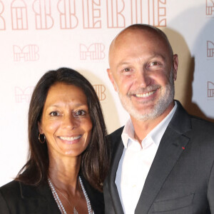 Frank Leboeuf et sa femme ChrisLaure - Inauguration de la Brasserie " Madame Brasserie " au 1er étage de La Tour Eiffel à Paris. Le 22 Septembre 2022. © Bertrand Rindoff Petroff-Giancarlo Gorassini / Bestimage