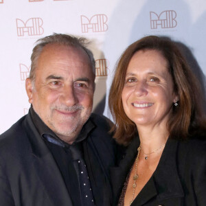 Antoine Duléry et sa femme Pascale Pouzadoux - Inauguration de la Brasserie " Madame Brasserie " au 1er étage de La Tour Eiffel à Paris. Le 22 Septembre 2022. © Bertrand Rindoff Petroff-Giancarlo Gorassini / Bestimage