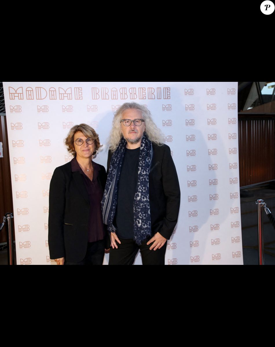 Anne Gubian et Yvan Cassar - Inauguration de la Brasserie " Madame Brasserie " au 1er étage de La Tour Eiffel à Paris. Le 22 Septembre 2022. © Bertrand Rindoff Petroff-Giancarlo Gorassini / Bestimage
