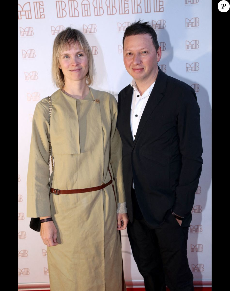 Ramy Fischler (désigner du restaurant) et sa femme - Inauguration de la Brasserie " Madame Brasserie " au 1er étage de La Tour Eiffel à Paris. Le 22 Septembre 2022. © Bertrand Rindoff Petroff-Giancarlo Gorassini / Bestimage