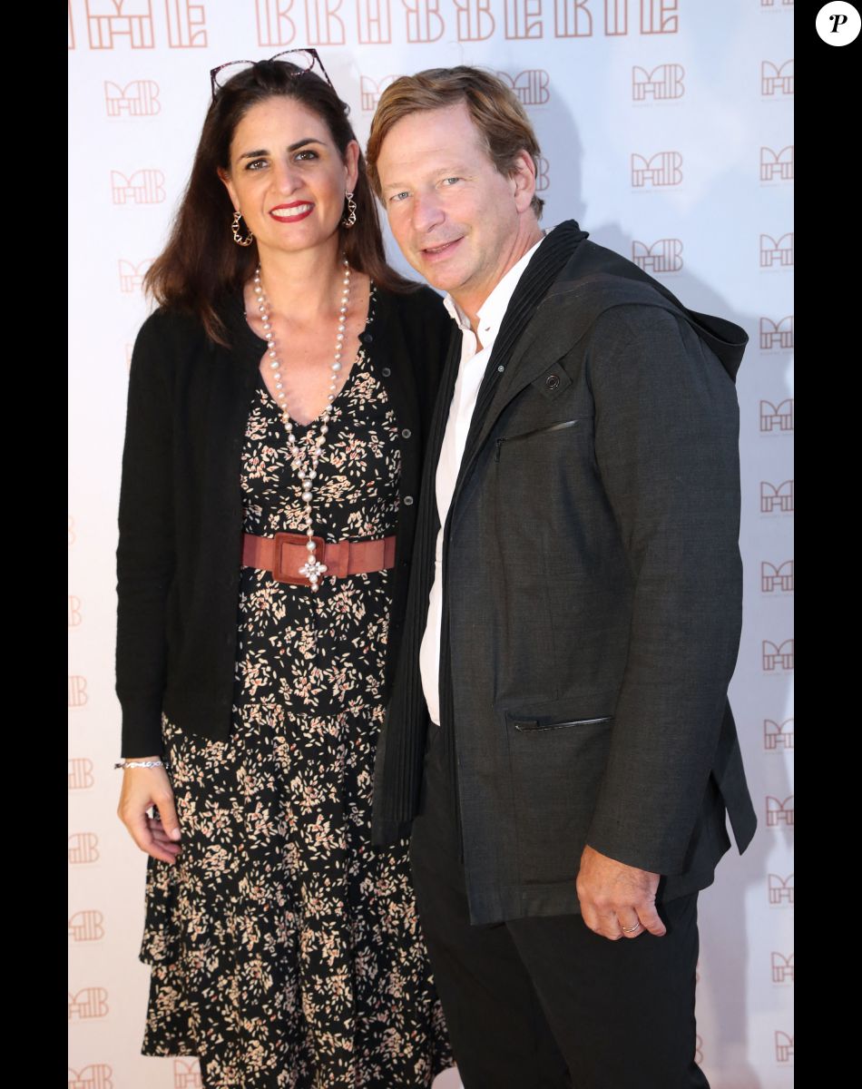 Lorenz Bäumer et sa femme Géraldine Bäumer - Inauguration de la Brasserie " Madame Brasserie " au 1er étage de La Tour Eiffel à Paris. Le 22 Septembre 2022. © Bertrand Rindoff Petroff-Giancarlo Gorassini / Bestimage