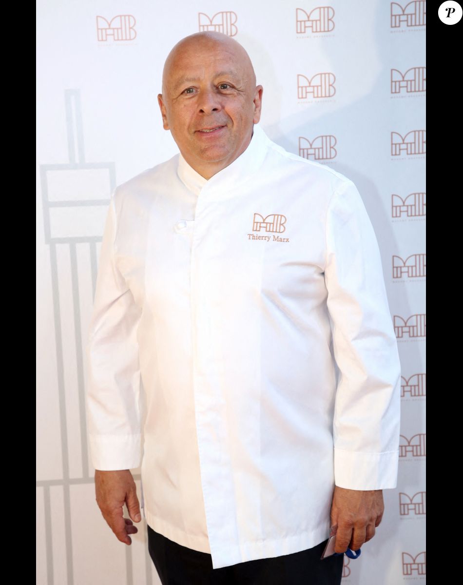 Thierry Marx (Chef de " Madame Brasserie ") - Inauguration de la Brasserie " Madame Brasserie " au 1er étage de La Tour Eiffel à Paris. Le 22 Septembre 2022. © Bertrand Rindoff Petroff-Giancarlo Gorassini / Bestimage
