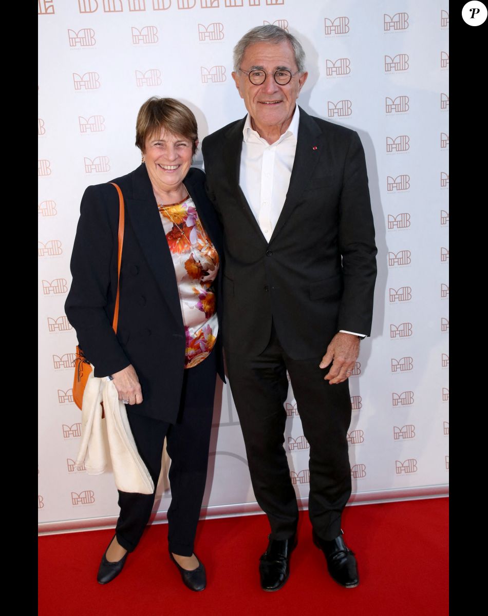 Gérard Mestrallet et sa femme Joëlle Emillienne Renée Arcens - Inauguration de la Brasserie " Madame Brasserie " au 1er étage de La Tour Eiffel à Paris. Le 22 Septembre 2022. © Bertrand Rindoff Petroff-Giancarlo Gorassini / Bestimage