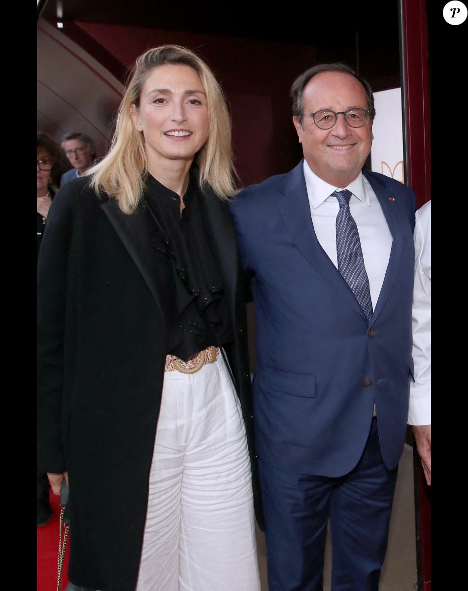 Exclusif - François Hollande et sa femme Julie Gayet - Cocktail pour l'inauguration de la Brasserie " Madame Brasserie " au 1er étage de La Tour Eiffel à Paris. Le 22 Septembre 2022. © Bertrand Rindoff Petroff-Giancarlo Gorassini / Bestimage