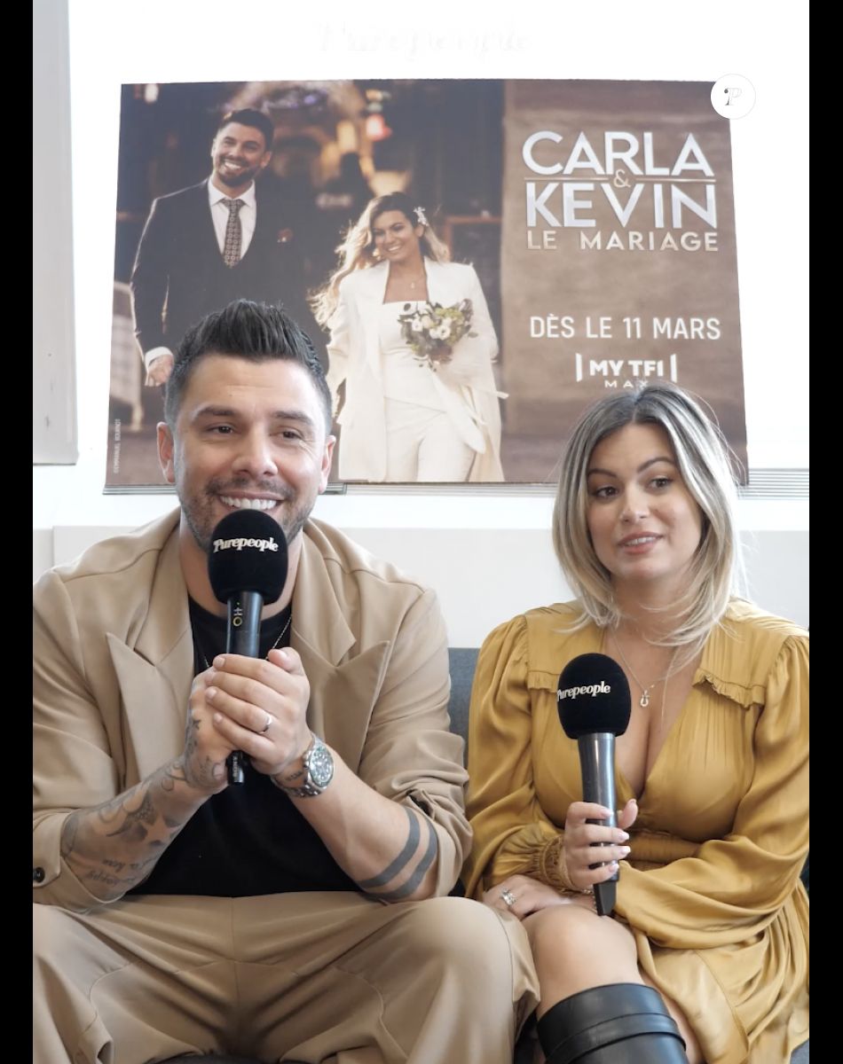 Carla Moreau et Kevin Guedj répondent aux questions de Purepeople.com