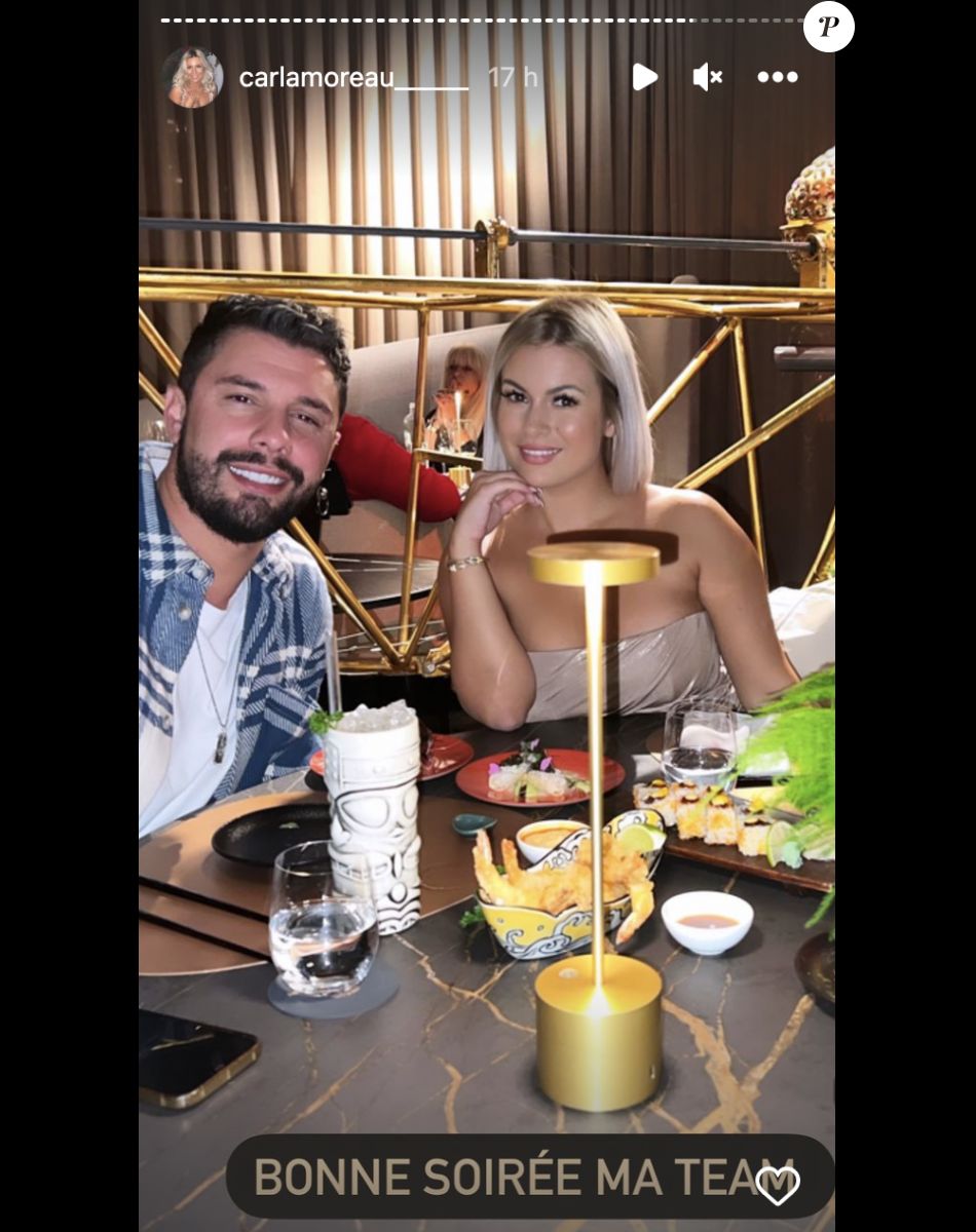 Kevin et Carla Guedj passent une soirée romantique après leur court break - Instagram