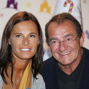 Jean-Pierre Pernaut et sa femme Nathalie Marquay à Paris le 10 novembre 2013