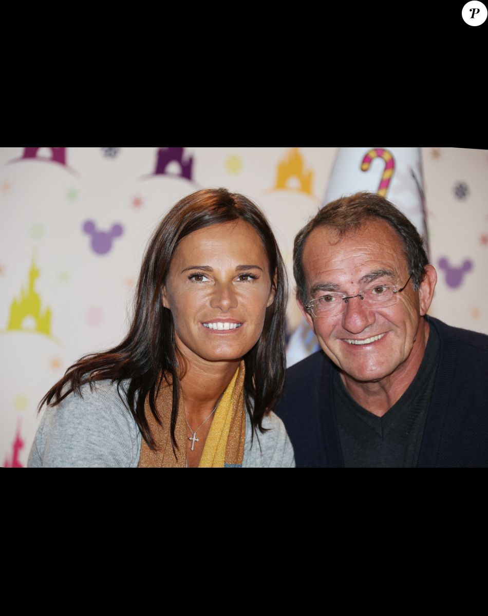Jean-Pierre Pernaut et sa femme Nathalie Marquay à Paris le 10 novembre 2013