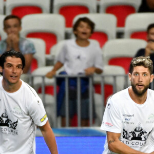 Paga - Match des Légendes, la rencontre qui mêle le football et le rugby au profit de l'association de P. Olmeta (ancien gardien de but et co-fondateur de l'association), "Un sourire, un espoir pour la vie" s'est déroulé à Nice à l'Allianz Riviera, le 26 septembre 2022. L'association de P. Olmetta est engagée en faveur des enfants atteints de cancer ou de maladie orpheline. © Bruno Bebert/Bestimage