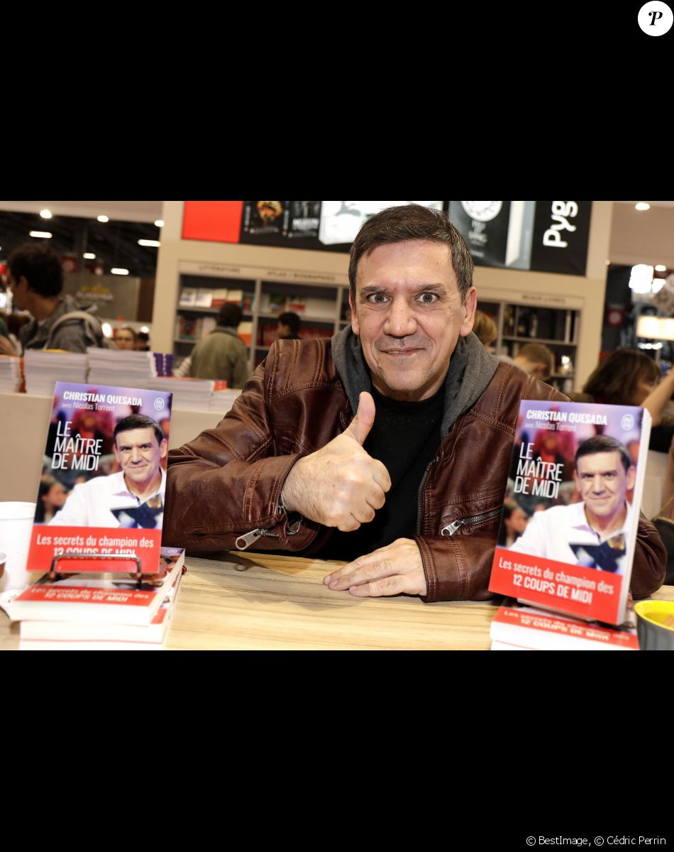 Christian Quesada au salon du livre de Paris. © Cédric Perrin/Bestimage