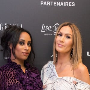 La chanteuse Vitaa et Demdem Djuna lors du photocall de la 14ème édition du Casa Fashion Show au Sofitel Casablanca Tour Blanche à Casablanca, Maroc, le 20 avril 2019. © Philippe Doignon/Bestimage 