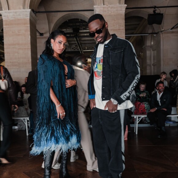 Demdem sublime au défilé Koché avec Dadju @ Bestimages