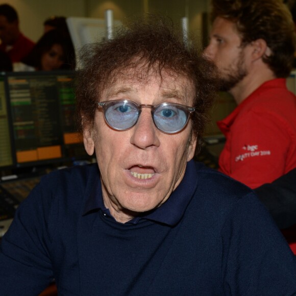 Alain Souchon - 14e édition du Charity Day dans la salle des marchés de la société de courtage Aure BGC à Paris, le 11 septembre 2018. © Veeren/Bestimage