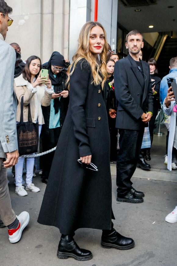 Olivia Palermo - Arrivées au défilé Giambattista Valli, collection femme prêt-à-porter printemps-été, lors de la Fashion Week de Paris, le 30 septembre 2022.