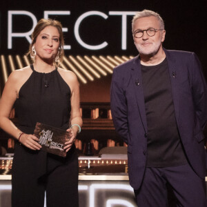 Exclusif - Léa Salamé, Laurent Ruquier lors de la dernière émission de L.Ruquier pour "On Est En Direct (OEED)", présentée par L.Ruquier et L.Salamé, et diffusée en direct sur France 2, à Paris, France. © Jack Tribeca/Bestimage 