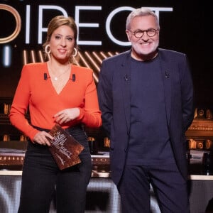 Info - Laurent Ruquier arrête "On est en direct" sur France2 le samedi soir - Exclusif -Léa Salamé, Laurent Ruquier - Sur le plateau de l'émission OEED (On Est En Direct) présentée par L.Salamé et L.Ruquier - Paris le 09/04/2022 - © Jack Tribeca / Bestimage 