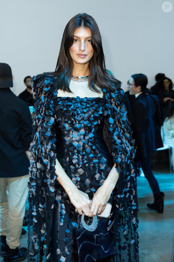 au Front Row du défilé Elie Saab Collection Femme Prêt-à-porter Printemps/Eté 2023 lors de la Fashion Week de Paris (PFW), France, le 1er octobre 2022. © Olivier Borde/Bestimage 