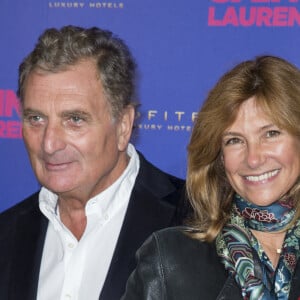 Patrick Rotman et sa femme Florence Pernel - Avant Première du film "Saint Laurent" au Centre Georges Pompidou" à Paris le 23 septembre 2014. 