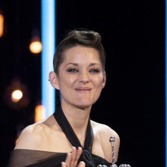 Marion Cotillard a reçu le prix Donostia récompensant l'ensemble de sa carrière - Intérieur - Cérémonie d'ouverture du 69ème festival international du film de San Sebastian (Saint Sebastien), le 17 septembre 2021. 