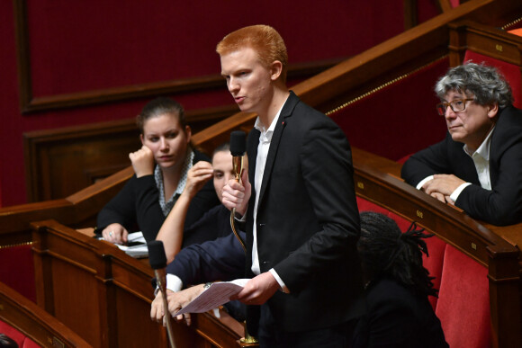 Adrien Quatennens - Séance de questions au gouvernement à l'Assemblée Nationale à Paris, France, le 22 novembre 2017. © Lionel Urman/Bestimage