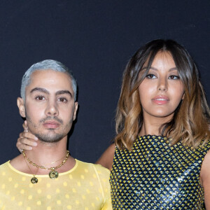 Djanis Bouzyani et Zahia - Photocall du défilé Lanvin Collection Femme Prêt-à-porter Printemps/Eté 2023 lors de la Fashion Week de Paris (PFW), France, le 3 octobre 2022. © Olivier BordeBestimage 