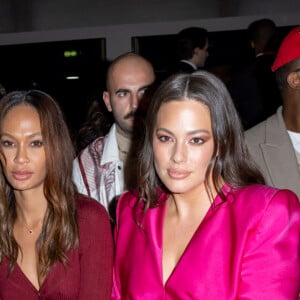 Brett Alan Nelson, Doja Cat, Joan Smalls, Ashley Graham, Sarah Rafferty - Front Row du défilé Lanvin Collection Femme Prêt-à-porter Printemps/Eté 2023 lors de la Fashion Week de Paris (PFW), France, le 3 octobre 2022. © Olivier Borde/Bestimage 