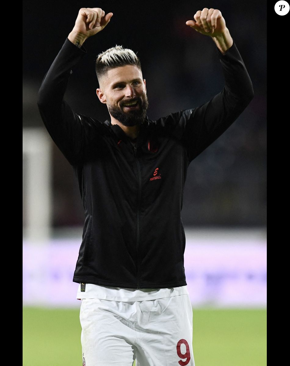 Olivier Giroud lors du match "Empoli - Milan' à Empoli, le 2 octobre 2022.