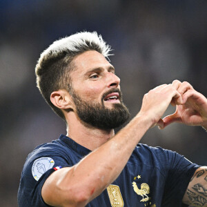 Olivier Giroud (Fra) - Match de la 5ème et avant-dernière journée de Ligue des nations entre la France et l'Autriche (2-0) au Stade de France à Saint-Denis le 22 septembre 2022.