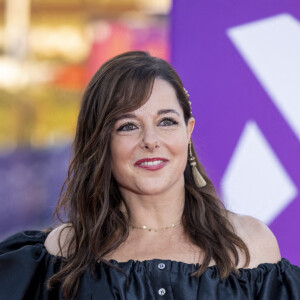 Laure Calamy lors de la première du film "Une femme du monde" lors de la 47éme édition du Festival du Cinéma Américain de Deauville le 6 septembre 2021 © Olivier Borde / Bestimage 