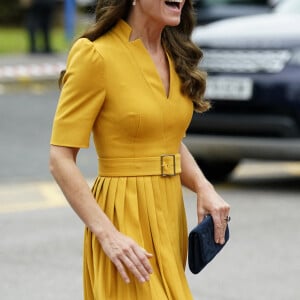 Catherine (Kate) Middleton, princesse de Galles, visite la maternité du Royal Surrey County Hospital à Guildford, le 5 octobre 2022. Sa venue a pour objectif d'en savoir plus sur le soutien holistique qu'il offre aux femmes enceintes et aux nouvelles mères pour s'assurer qu'elles reçoivent les meilleurs soins possibles tout au long et au-delà de leur grossesse. 