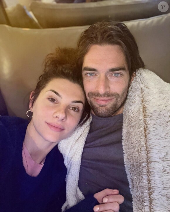 Camille Lacourt et sa compagne Alice Detollenaere.