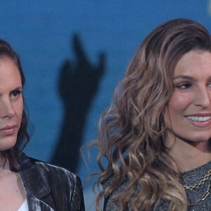 Jérémy Frérot, Laure Manaudou, Laury Thilleman - Surprises - Enregistrement de l'émission "La Chanson secrète 11" à Paris, diffusée le 24 juin sur TF1. © Cyril Moreau / Bestimage 