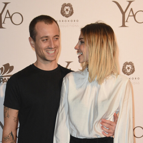 Hugo Clément et sa compagne Alexandra Rosenfeld (Miss France 2006) - Avant-première du film "Yao" au cinéma Le Grand Rex à Paris le 15 janvier 2019. © Coadic Guirec/Bestimage 