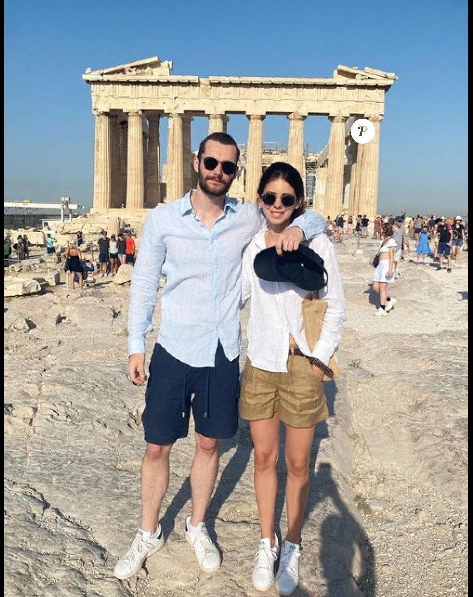 Louis Sarkozy et sa compagne Natali. Instagram. Le 27 juillet 2022.