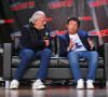 Christopher Lloyd et Michael J. Fox lors du "Comic Con 2022" à New York, le 8 octobre 2022.