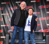 Christopher Lloyd et Michael J. Fox lors du "Comic Con" à New York. 