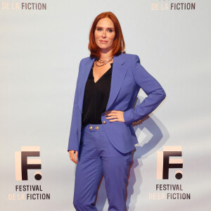 Audrey Fleurot au photocall de la cérémonie de clôture de la 24e édition du Festival de la Fiction TV de La Rochelle, le 17 septembre 2022. © Patrick Bernard/Bestimage