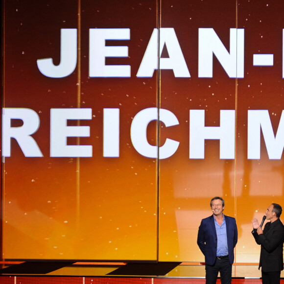 Exclusif - Jean-Luc Reichmann et Nikos Aliagas - Enregistrement de l'émission TV "La Chanson Secrète 2", qui sera diffusée le 14 septembre sur TF1. Le 25 juin 2019 © Gaffiot-Perusseau / Bestimage