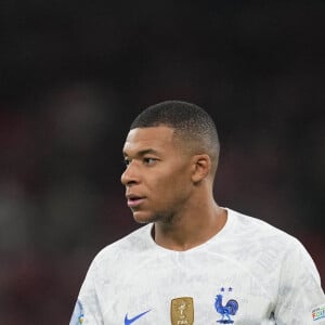 Kylian Mbappé (France) - L'équipe de France de football s'incline face au Danemark (2 - 0) à l'issue du match de la Ligue des Nations, le 25 septembre 2022 à Copenhague.