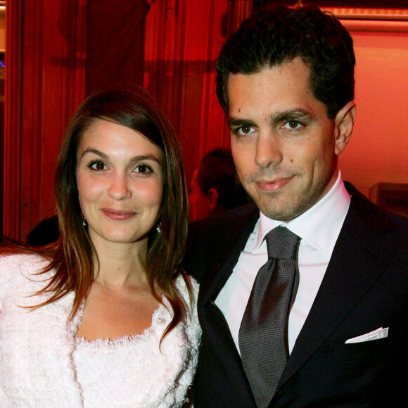 Barbara Schulz et Romain Hatchuel - Soirée Boucheron, place Vendôme à Paris.