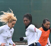 Info - Affaire Hamraoui-Diallo: Aminata Diallo reste libre après son passage devant la cour d'appel - Keira Hamraoui et Aminata Diallo (psg) - Match féminin de l'AS Saint-Etienne contre le Paris Saint-Germain le 23 janvier 2022.