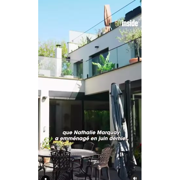 La nouvelle maison de Nathalie Marquay dans les Hauts-de-Seine.