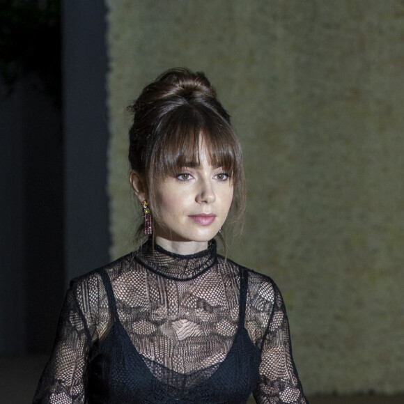 Lily Collins - 2e édition de l'Annual Academy Museum Gala, à l'Academy of Motion Pictures de Los Angeles. Le 15 octobre 2022. @ Mike Goulding/UPI/ABACAPRESS.COM