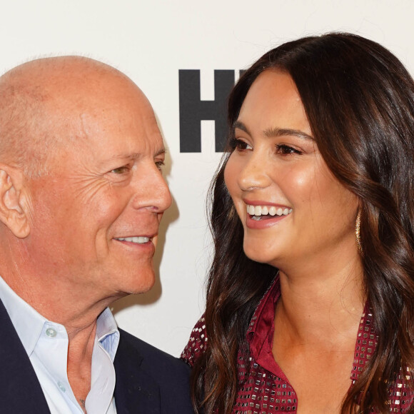 Bruce Willis et sa femme Emma Heming Willis - Les célébrités lors de la première du film 'Brooklyn Affairs' à l'occasion de la 57ème édition du Festival du Film de New York, le 11 octobre 2019.