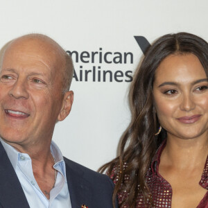 Bruce Willis et sa femme Emma Heming - Les célébrités lors de la première du film 'Brooklyn Affairs' à l'occasion de la 57ème édition du Festival du Film de New York, le 11 octobre 2019.