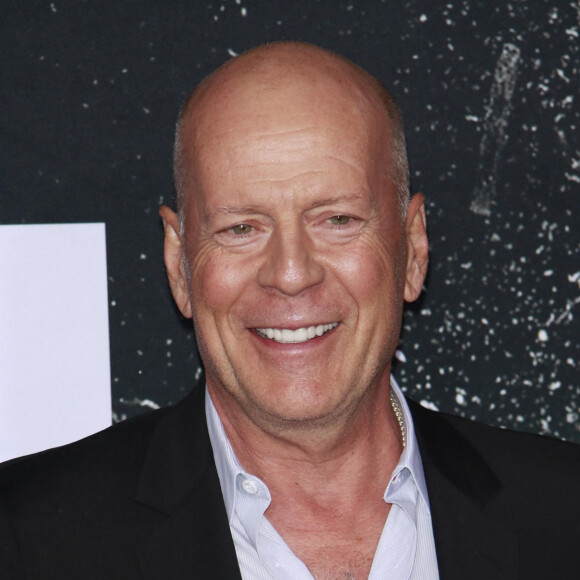 Bruce WIllis à la première de Glass au théâtre SVA à New York.