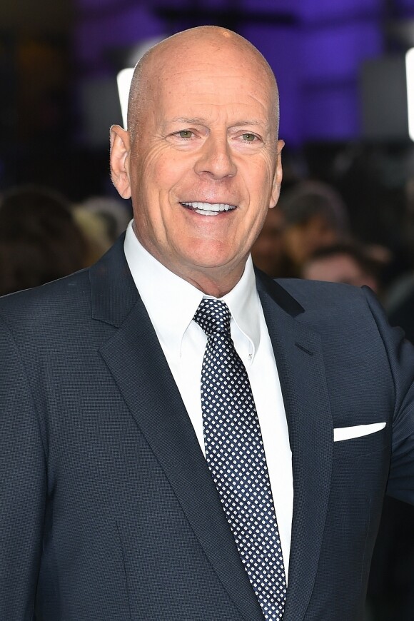 Bruce Willis à la première de "Glass" à Londres, le 9 janvier 2019.